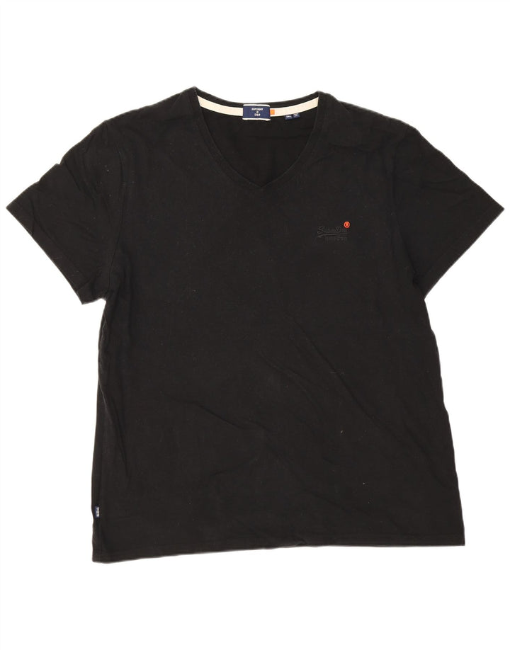 Ανδρικό T-Shirt Superdry Top 3XL Μαύρο