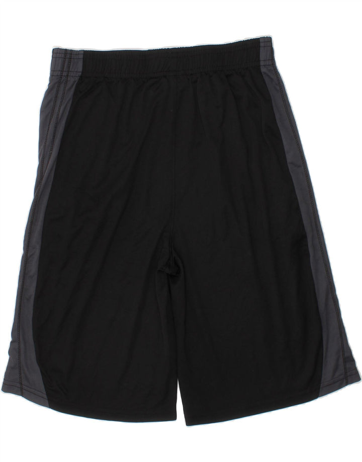 PUMA Boys Sport Shorts 14-15 Years Large Black Colourblock Polyester Vintage Puma and Second-Hand Puma from Messina Hembry 