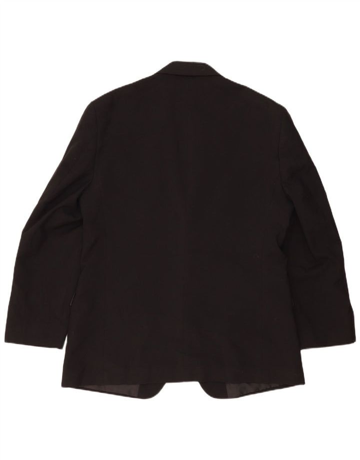 Marks & Spencer Ανδρικό μπουφάν blazer UK 42 μεγάλο μαύρο πολυεστέρα