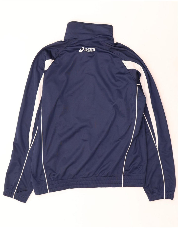 Ανδρική αθλητική φόρμα Asics Top Jacket Μεγάλο μπλε ναυτικό χρώμα πολυεστέρα