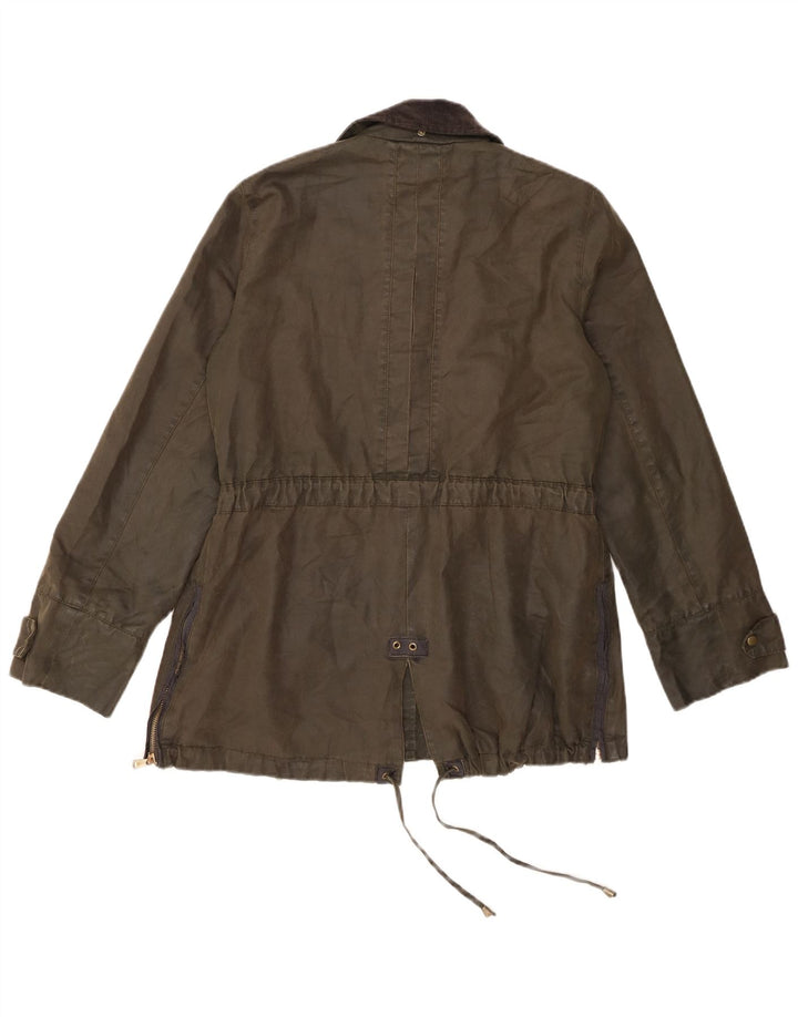 Zara Γυναικείο Trafaluc Utility Jacket UK 12 Medium Khaki Cotton