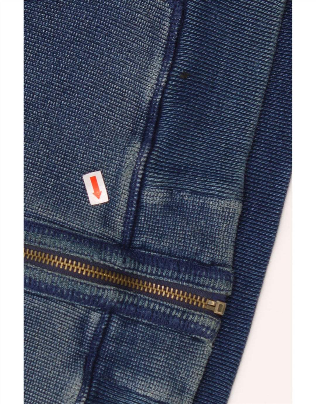 Ανδρικό πουλόβερ με κουκούλα με φερμουάρ FAT FACE Βαμβακερό μεσαίο ναυτικό