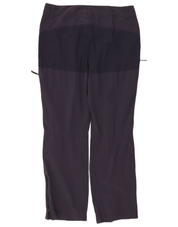 Berghaus Womens Hiking Cargo Trousers UK 14 Large W36 L29 Navy Blue Nylon