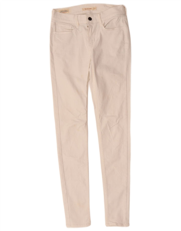 Levi's Womens 710 Super Skinny Jeans W27 L29 Λευκό