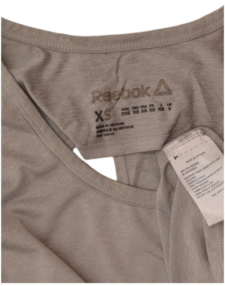 Ανδρική μπλούζα Reebok μακρυμάνικη UK 8 Small Grey Polyester Sports