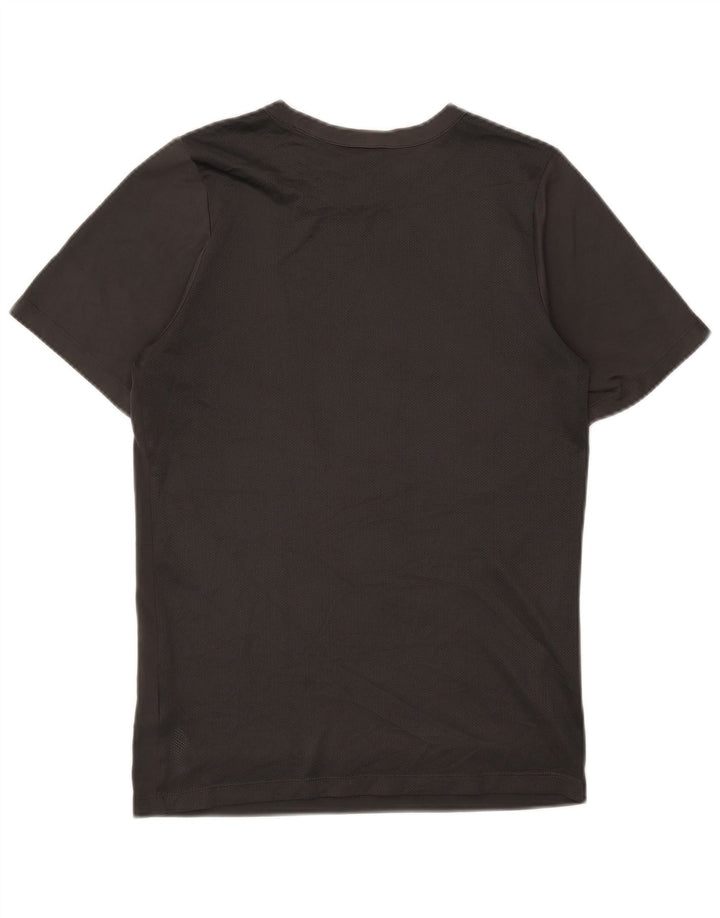 Ανδρικό μπλουζάκι NIKE με γραφικό Dri Fit Τοπ μικρού γκρι πολυεστέρα