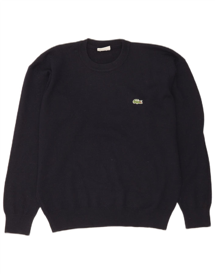 Ανδρικό πουλόβερ Lacoste Crew Neck Jumper Μέγεθος 4 Μαλλί μεσαίου Navy