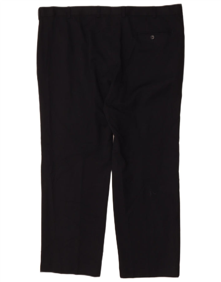 Marks & Spencer Ανδρικό ίσιο κανονικό παντελόνι W42 L29 Navy Blue