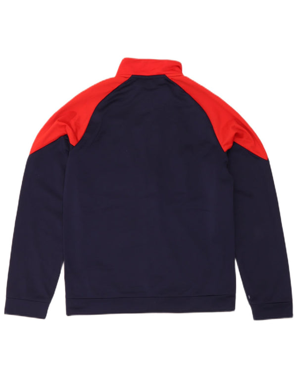 Puma Boys Graphic αθλητική φόρμα Top μπουφάν 13-14 ετών Navy Blue Colorblock