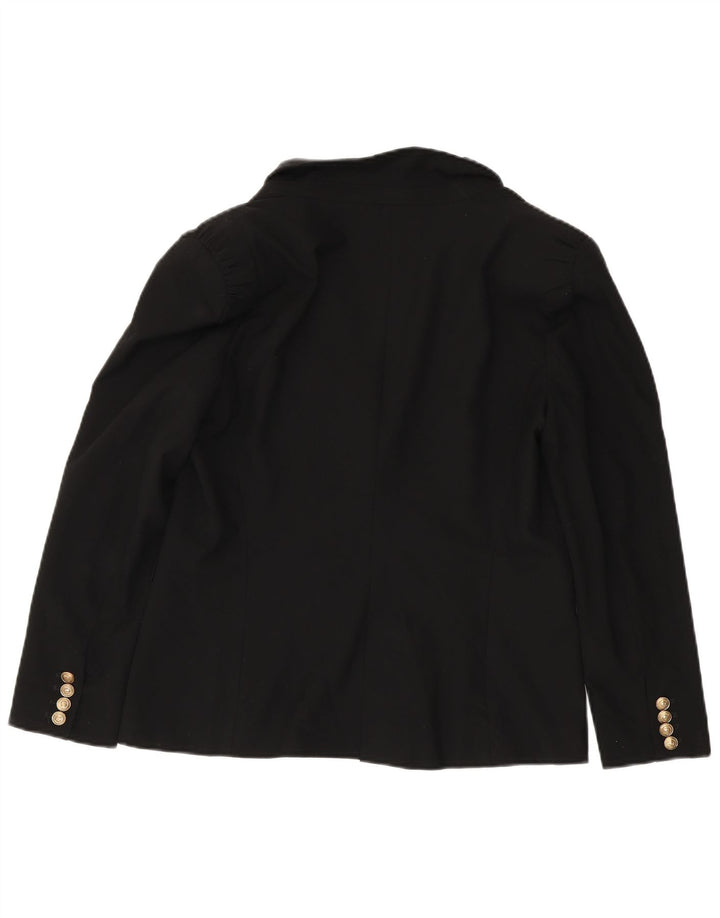 Zara Γυναικείο Μπουφάν Blazer UK 18 XL Μαύρο Πολυεστέρας