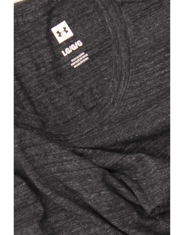 Under Armour Ανδρικό Μακρυμάνικο Μπλουζάκι Μεγάλο Γκρι Flecked