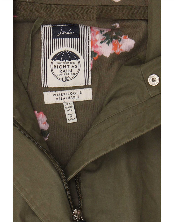 Joules Γυναικείο Αδιάβροχο με κουκούλα UK 12 Medium Khaki