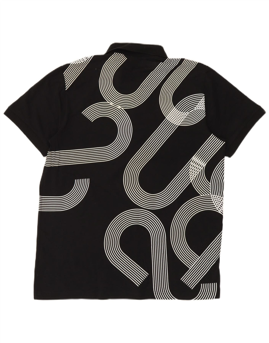 Ανδρικό πουκάμισο HUGO BOSS Graphic Slim Fit Polo 2XL Μαύρο βαμβακερό