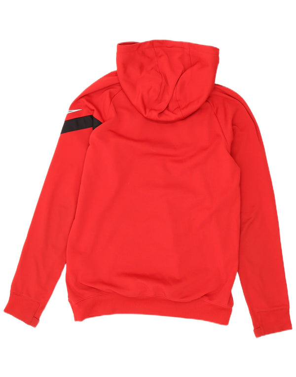 Ανδρικά κουκούλα Nike Slim Fit Small Red Colourblock Πολυεστέρας