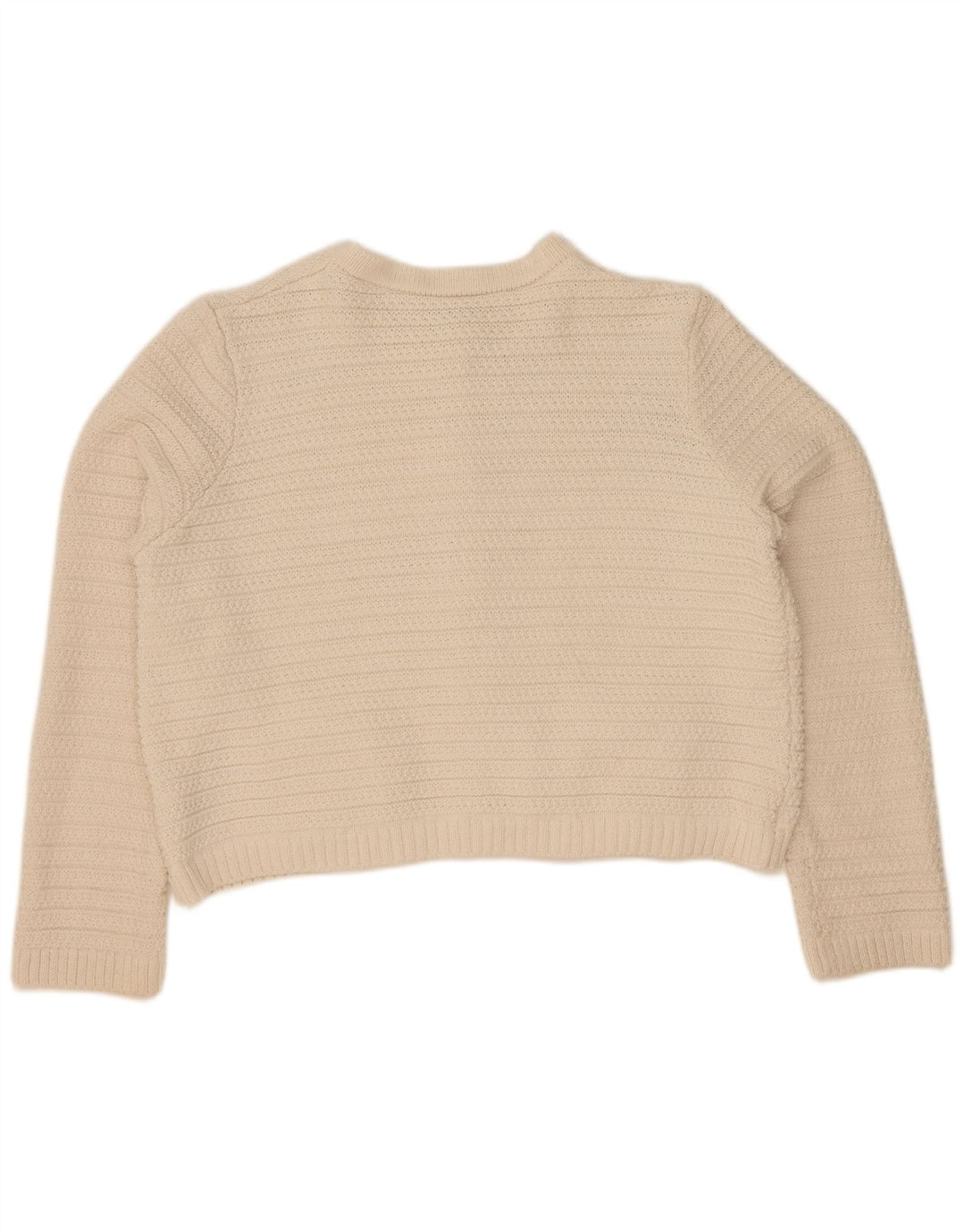 Marks & Spencer Γυναικείο πουλόβερ Crop Cardigan UK 16 Large Off White