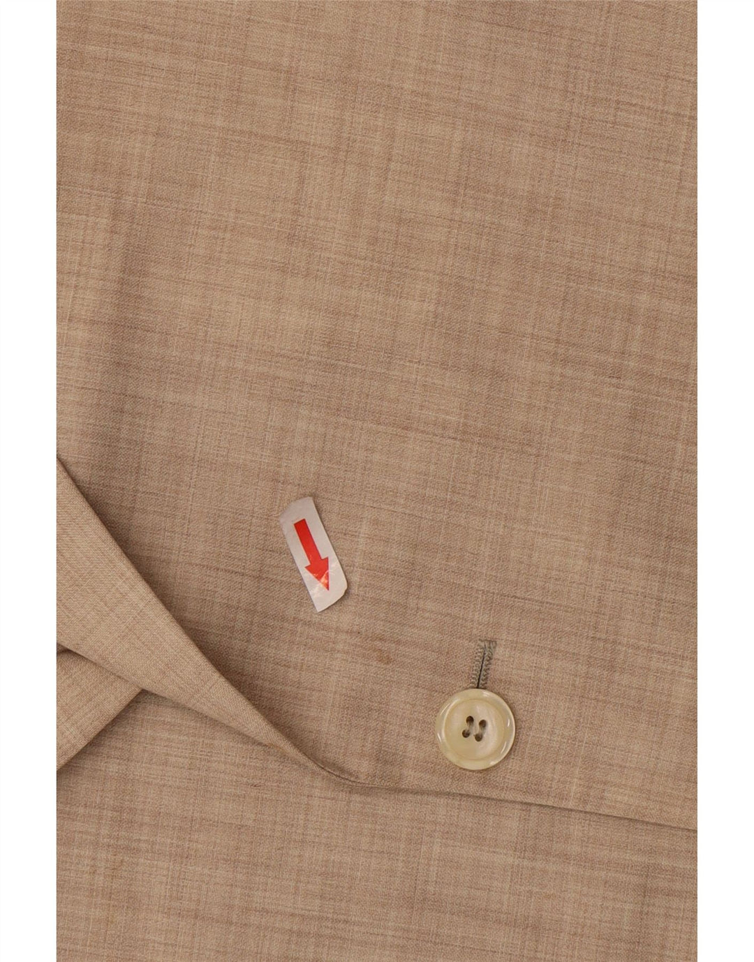 Ravazzolo Ανδρικό σακάκι με 2 κουμπιά μπλέιζερ IT 46 Μικρό μπεζ παρθένο μαλλί