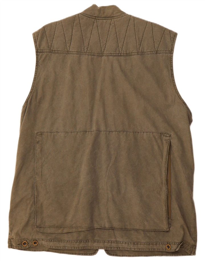 FRANKONIA JAGD Ανδρικό Gilet UK 40 Large Khaki Cotton