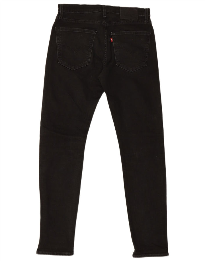 Ανδρικό τζιν Levi's Slim W30 L29 Μαύρο βαμβακερό