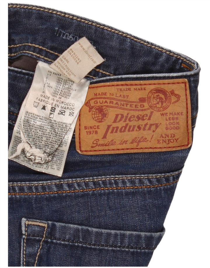 Diesel Ανδρικό Larkee Straight κανονικό τζιν σορτς W30 Medium Navy Blue