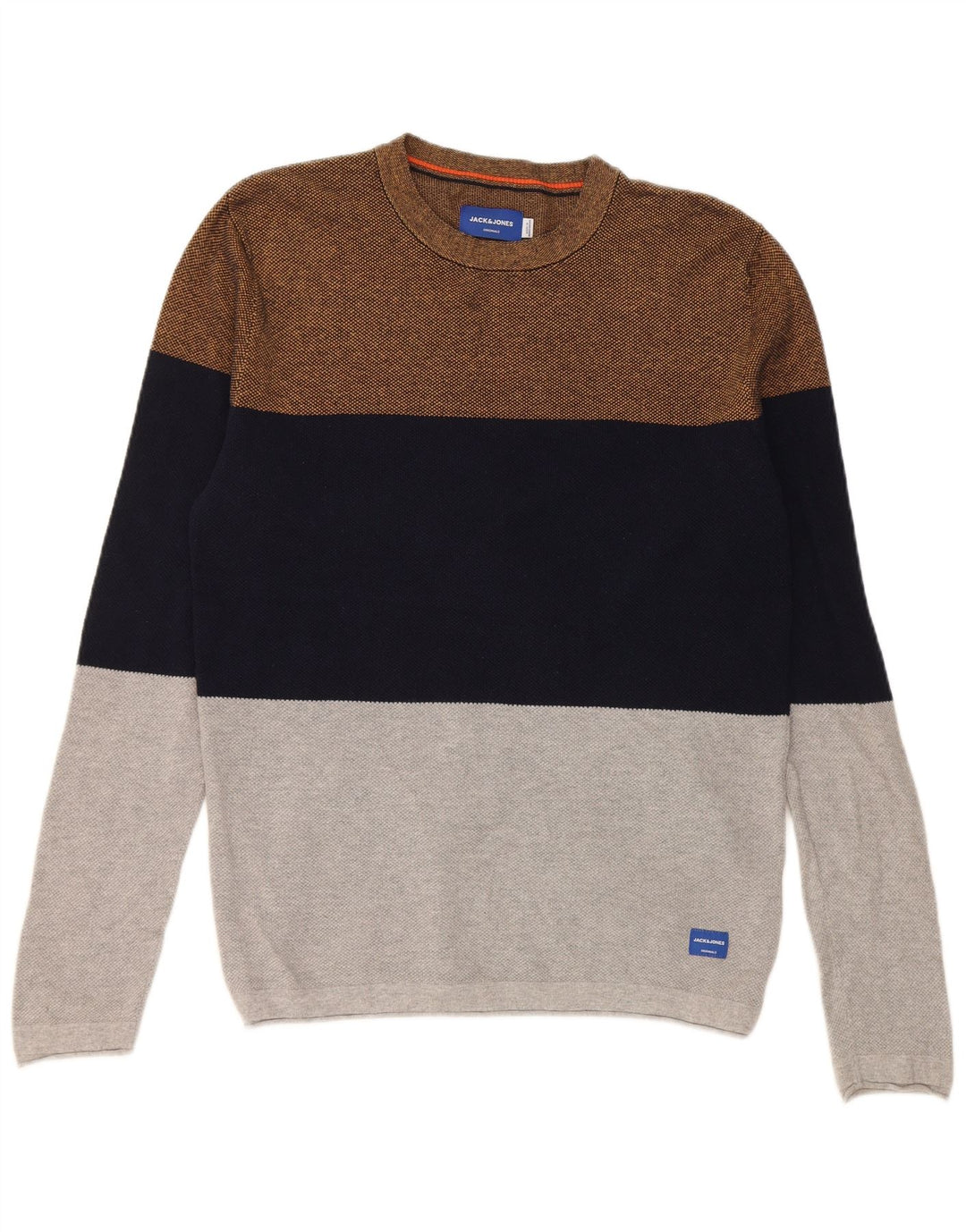 Jack & Jones Ανδρικό πουλόβερ με λαιμόκοψη, μεγάλο πολύχρωμο χρώμα