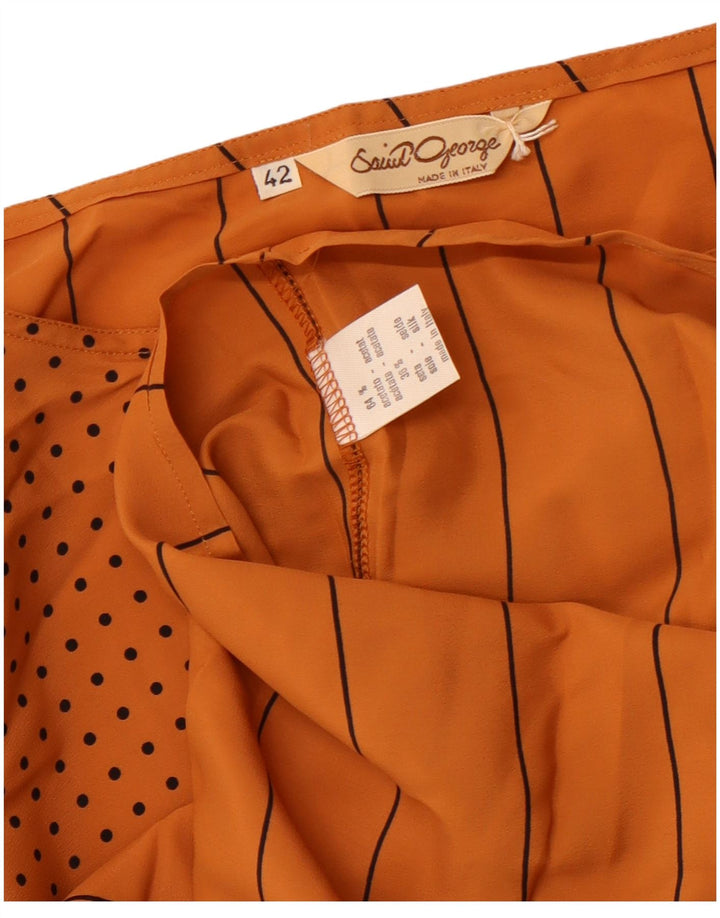 Γυναικεία μπλούζα Saint George Top IT 42 Acetate με ρίγα μεσαίου καφέ