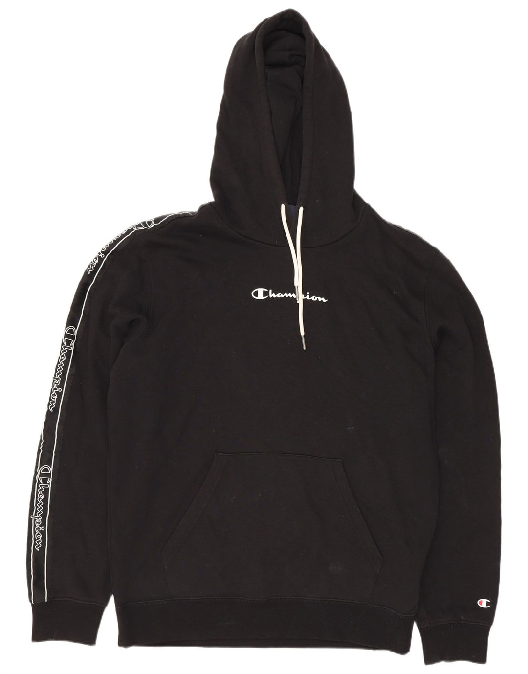 Ανδρικό Champion Graphic Hoodie Jumper Μεσαίο μαύρο βαμβακερό