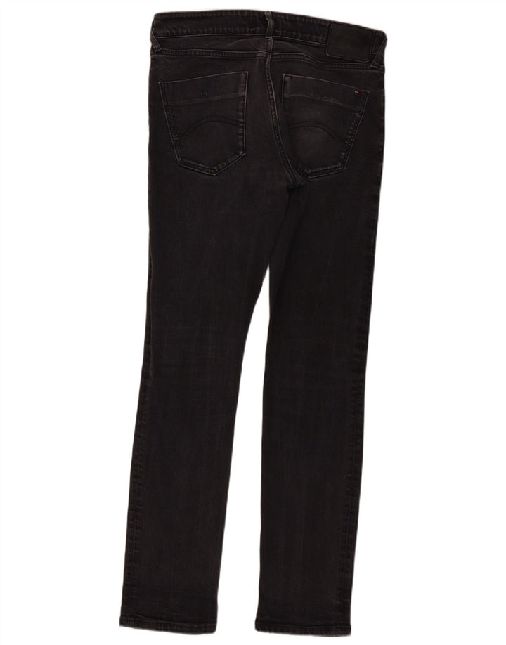 Tommy Hilfiger Ανδρικό Slim Jeans W32 L32 Μαύρο βαμβακερό