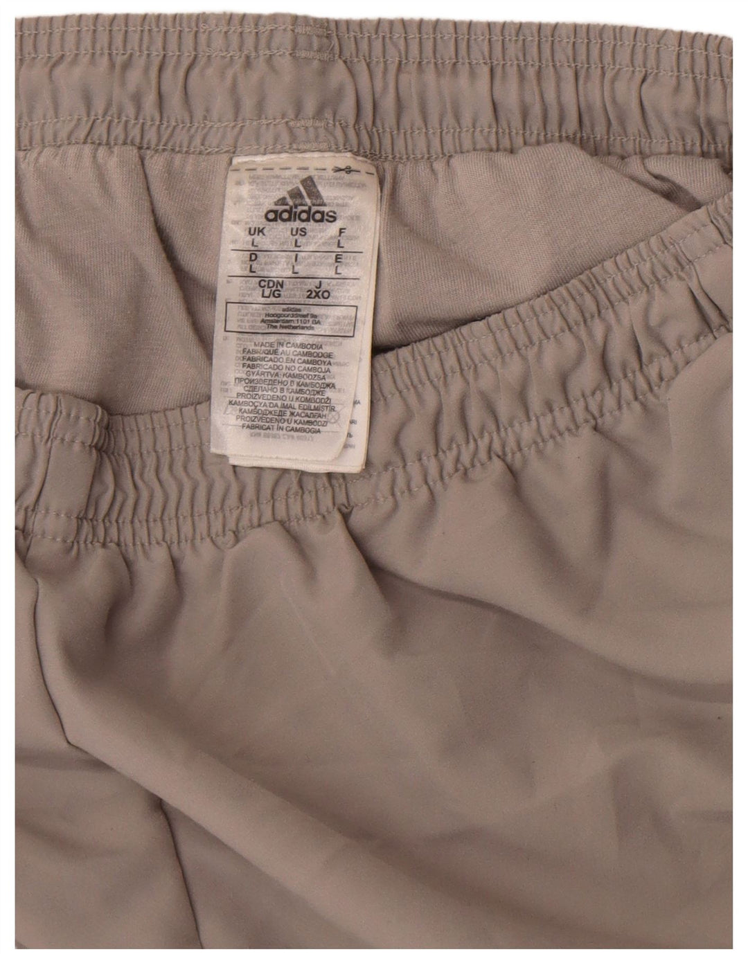 Ανδρική αθλητική φόρμα Adidas Παντελόνι Joggers Large Grey Polyester