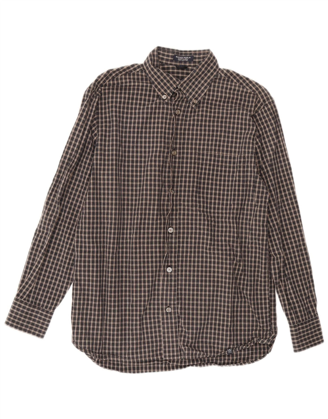 Ανδρικό πουκάμισο IZOD Small Navy Blue Check Cotton