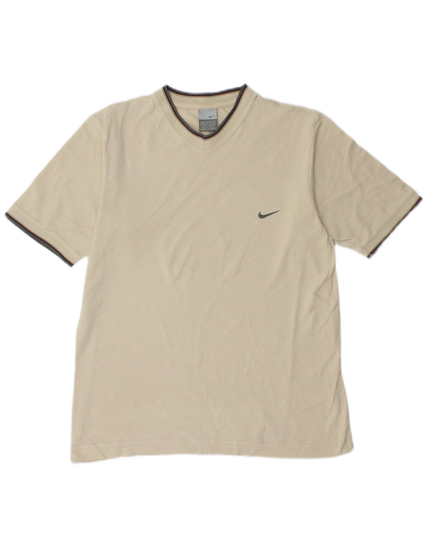 Ανδρικό T-Shirt NIKE Top UK 36/38 Small Off White