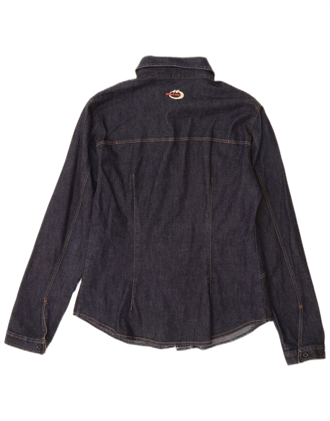 Killer Loop Γυναικείο τζιν πουκάμισο UK 8 Small Navy Blue