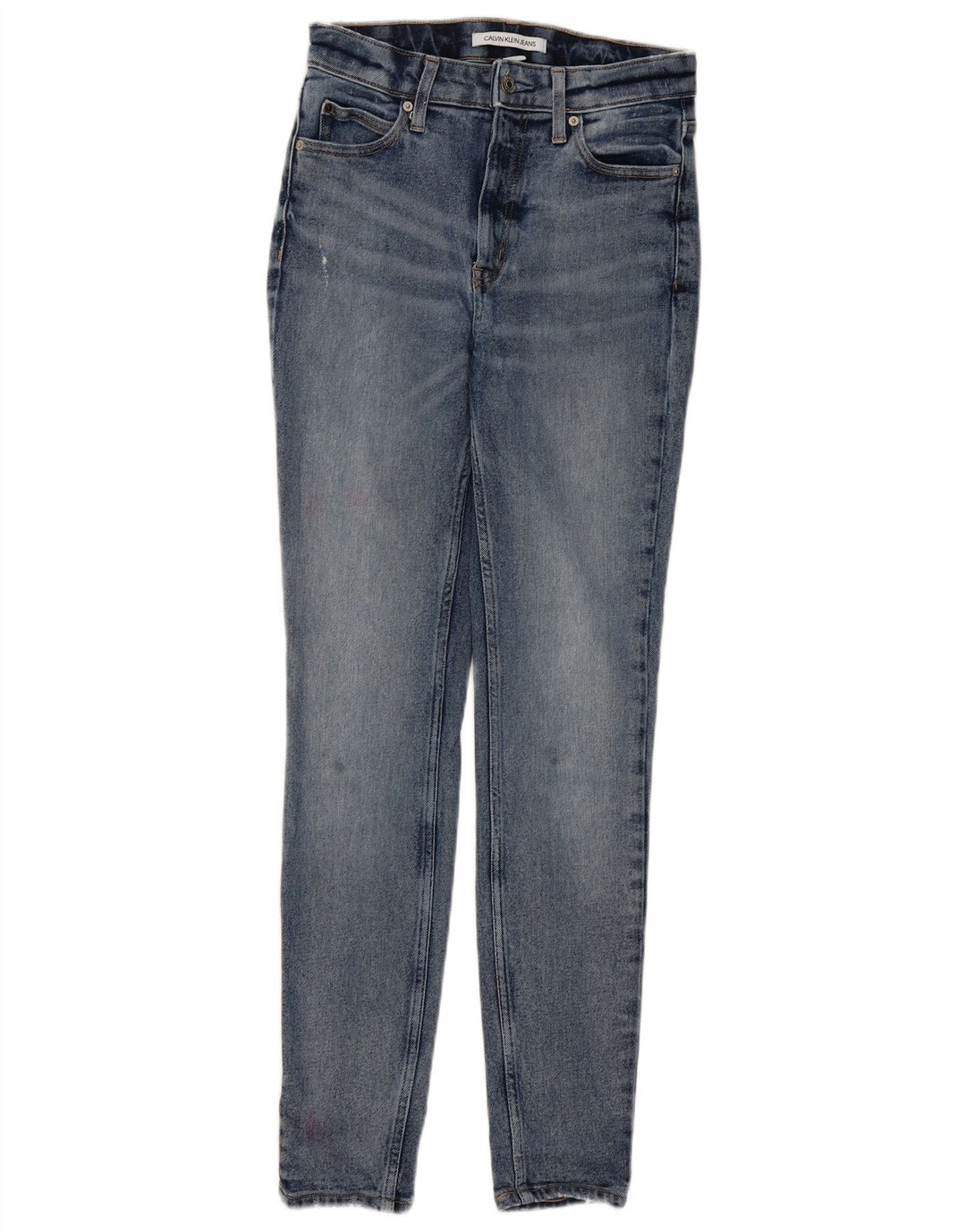 CALVIN KLEIN Γυναικείο Skinny Jeans W28 L30 Μπλε βαμβακερό