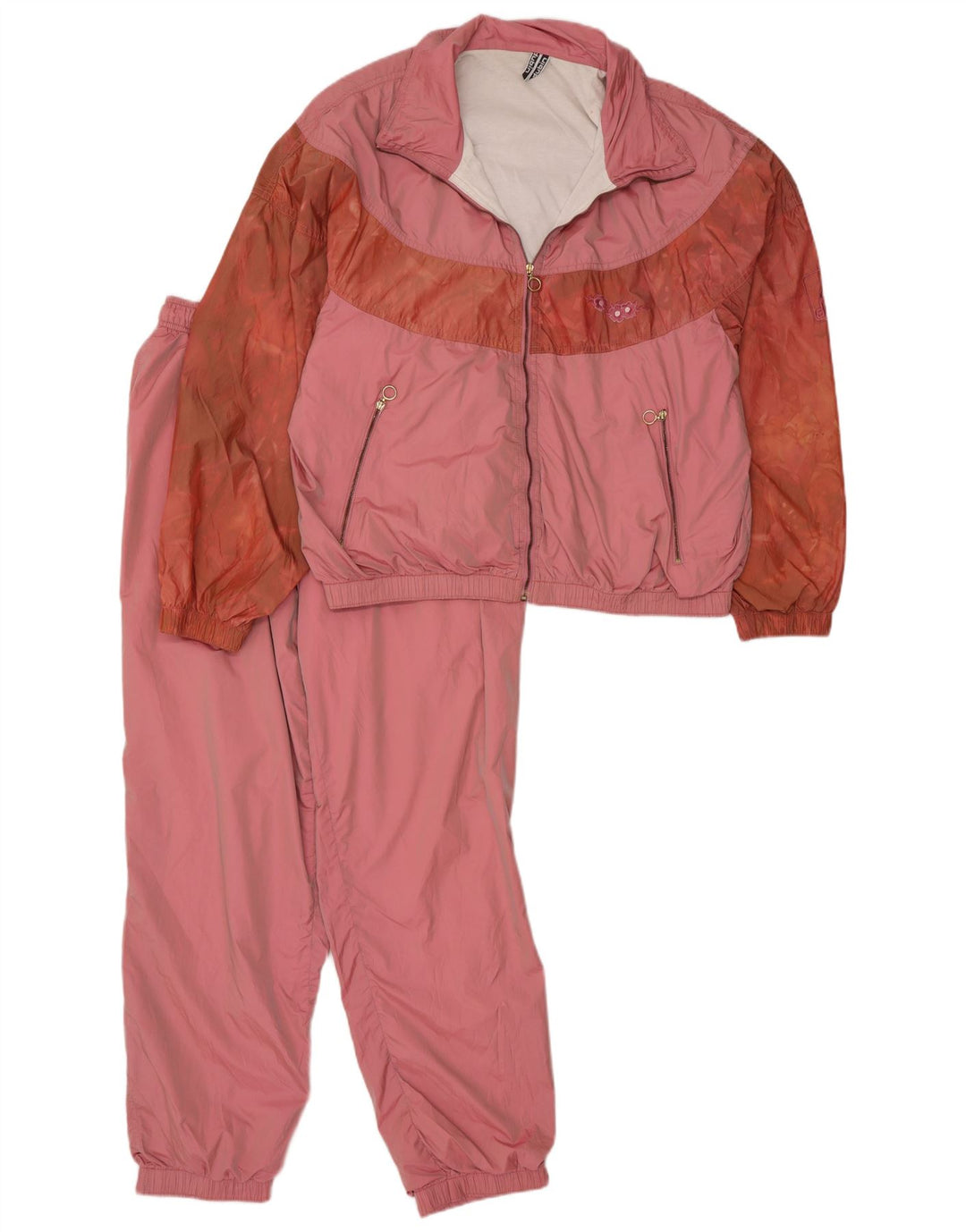 Dubin γυναικεία φόρμα UK 14 Medium Pink Colourblock Polyamide Retro