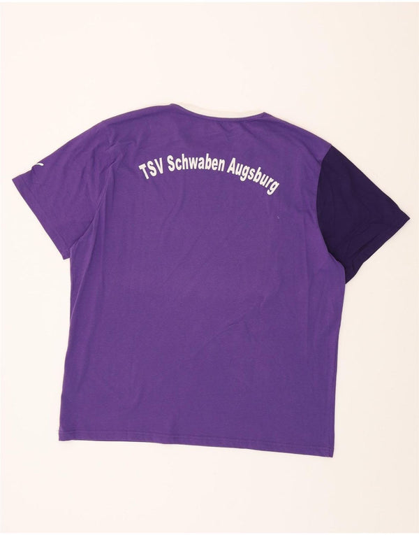 Ανδρικό γραφικό T-Shirt PUMA Top XL Purple Colourblock Πολυεστέρας