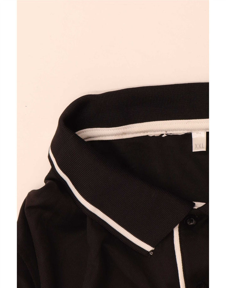 Ανδρικό πουκάμισο Adidas Polo 2XL Black Colourblock