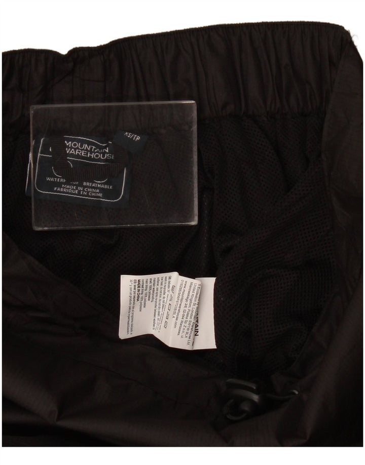 Mountain Warehouse Γυναικείο Αδιάβροχο Παντελόνι UK 6 XS Μαύρο Πολυεστέρα