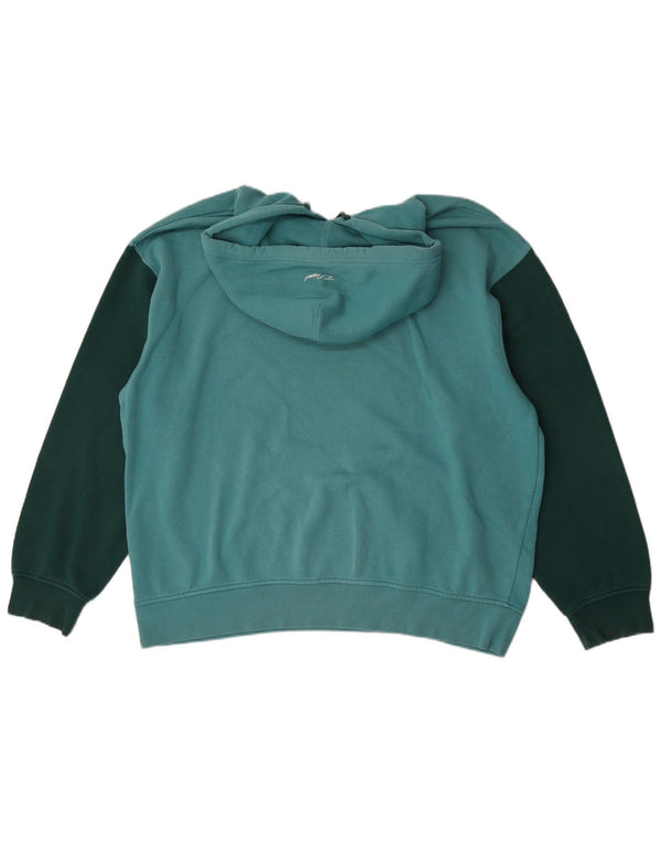 Levi's Mens Relaxed Graphic Hoodie Jumper XL Τυρκουάζ βαμβακερό μπλοκ