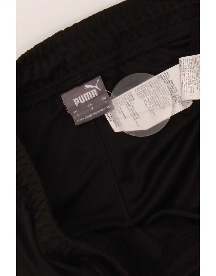 Ανδρική αθλητική φόρμα Puma Παντελόνι μεγάλο μαύρο χρώμα πολυεστέρα