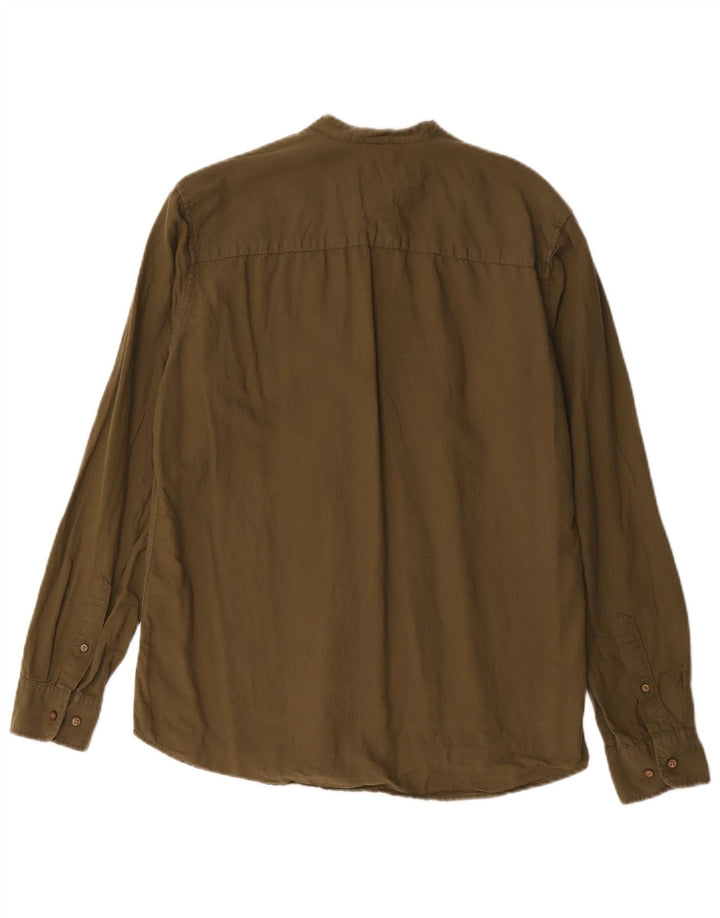 Jack & Jones Ανδρικό πουκάμισο Premium Slim Πουλόβερ από μεσαίο χακί βαμβάκι