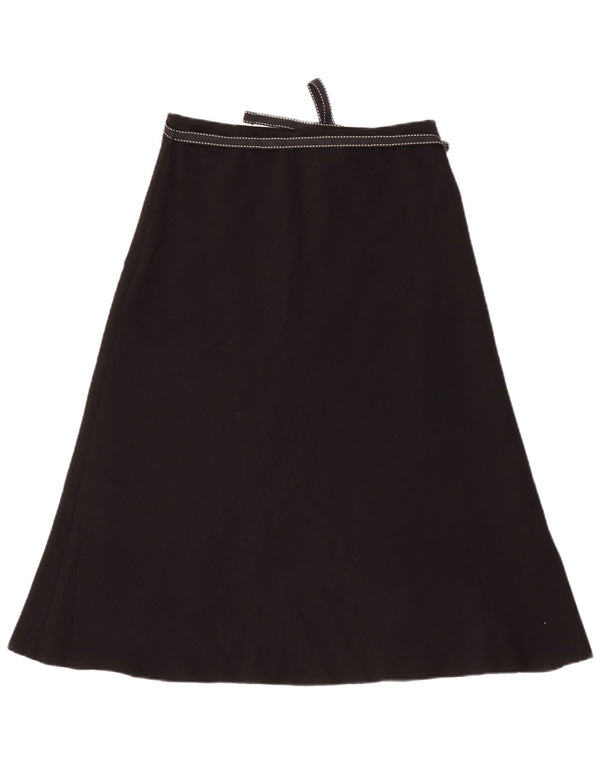 Marks & Spencer Γυναικεία φούστα A-Line UK 10 Small W30 Black Polyester