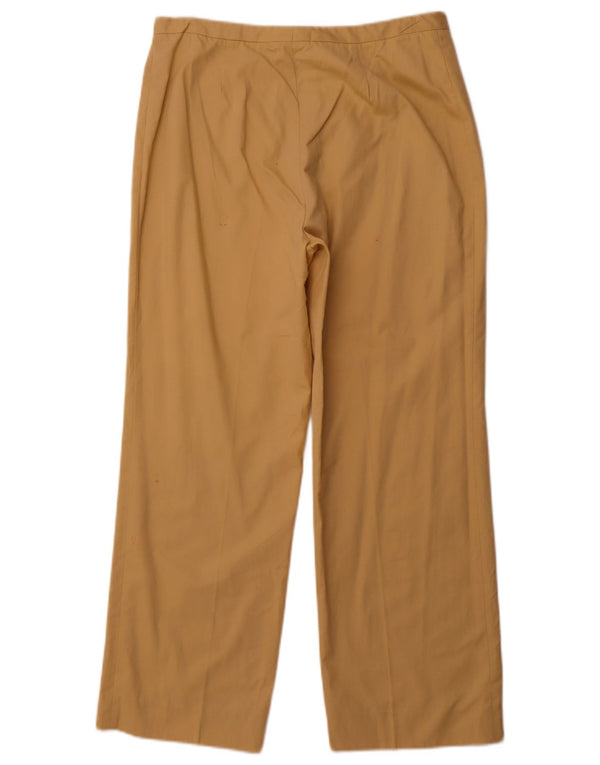 Γυναικείο ίσιο παντελόνι BURBERRY UK 14 Large W32 L28 Beige