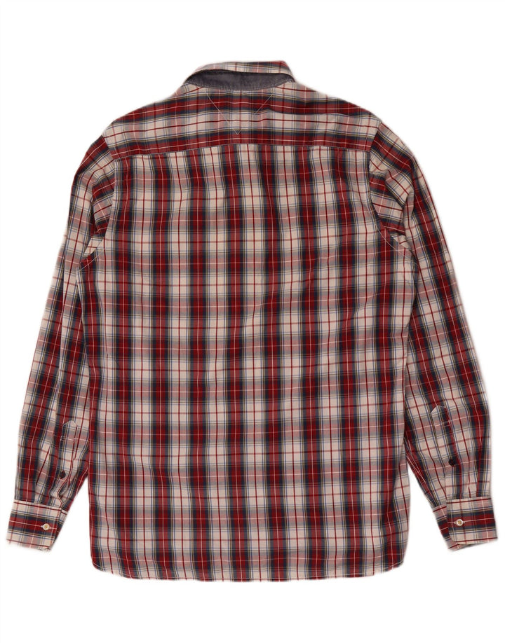 Ανδρικό πουκάμισο Tommy Hilfiger Custom Fit Μικρό κόκκινο βαμβακερό