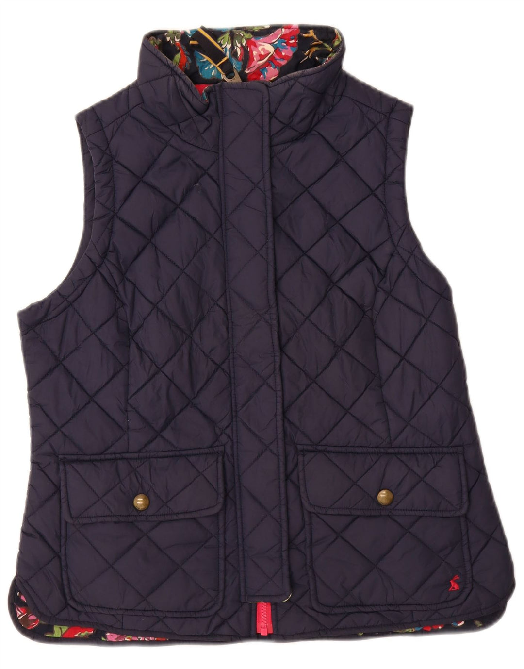 JOULES Γυναικείο Καπιτονέ Gilet UK 14 Large Navy Blue Polyamide