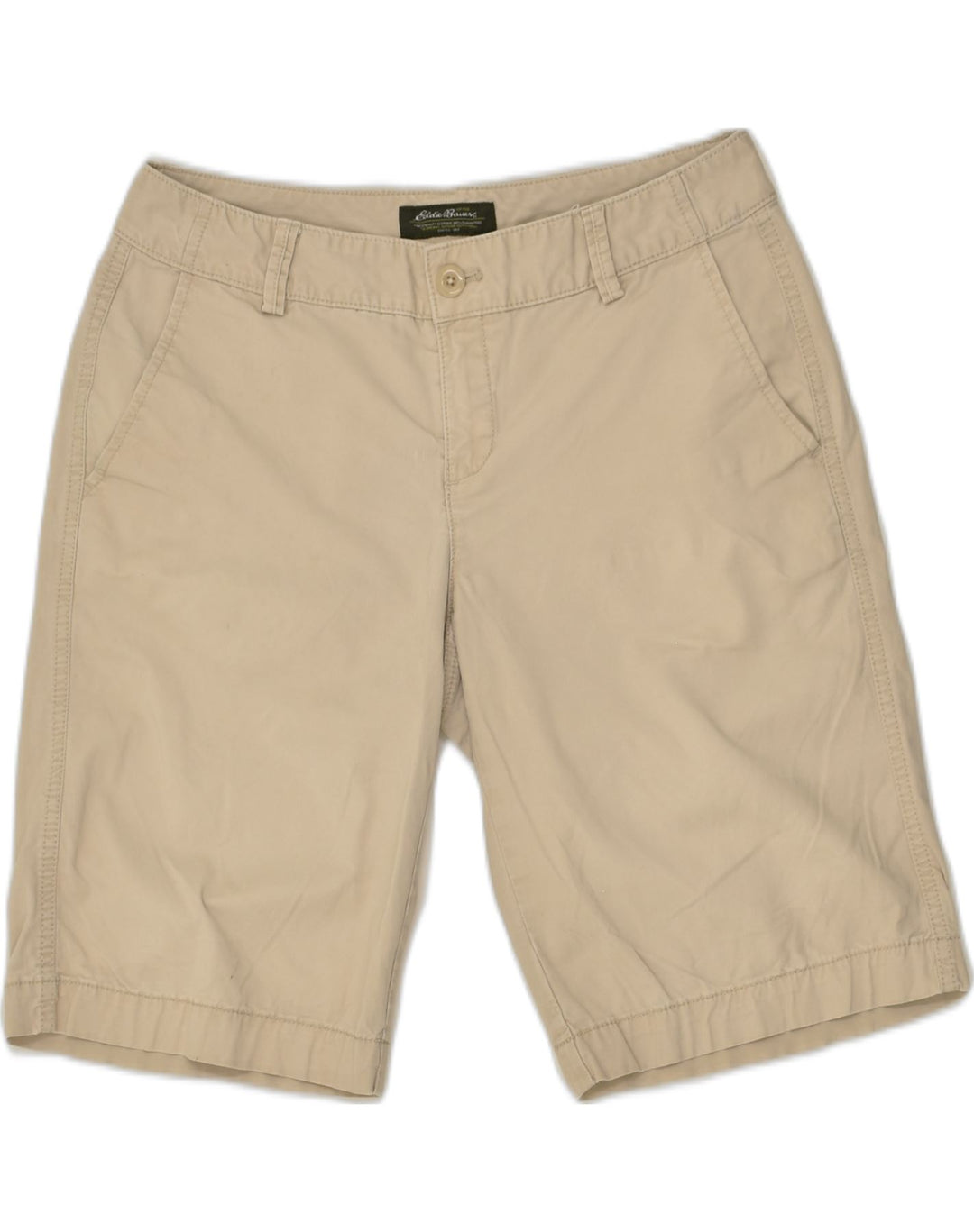 EDDIE BAUER Womens Chino Shorts US 6 Medium W30  Beige Cotton | Vintage Eddie Bauer | Thrift | Second-Hand Eddie Bauer | Used Clothing | Messina Hembry 