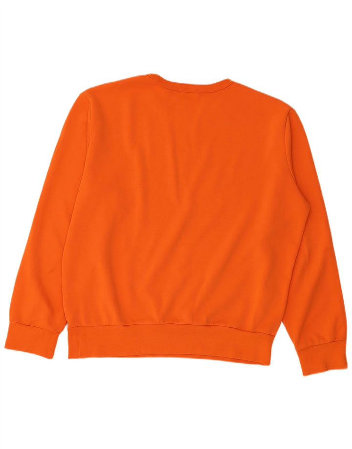 Polo Ralph Lauren Γυναικείο φούτερ μεγάλου μεγέθους Jumper UK 14 Medium Orange