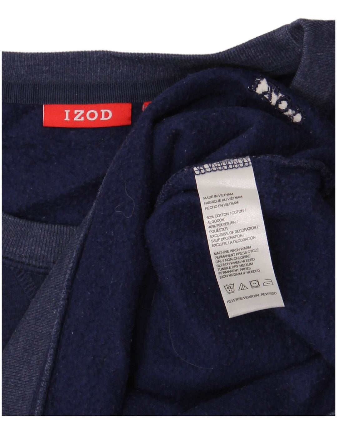Ανδρικό φούτερ Izod Jumper, μεσαίο ναυτικό, βαμβακερό