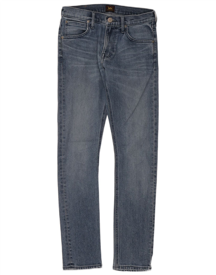 Lee Mens Luke Slim Jeans W28 L32 Blue Cotton