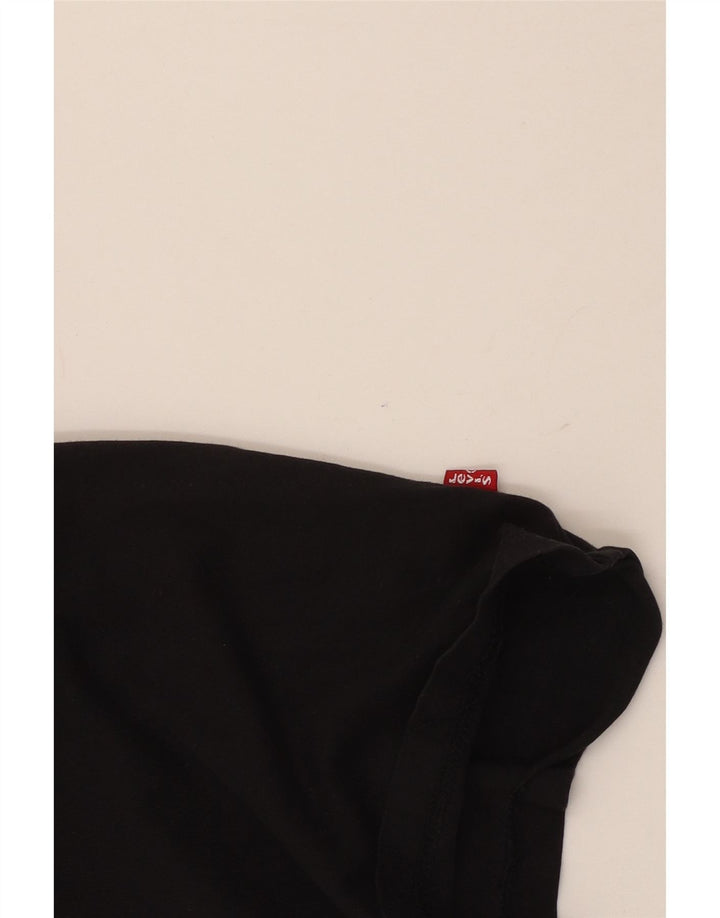 Γυναικείο γραφικό T-Shirt Levi's Top UK 14 Large Black