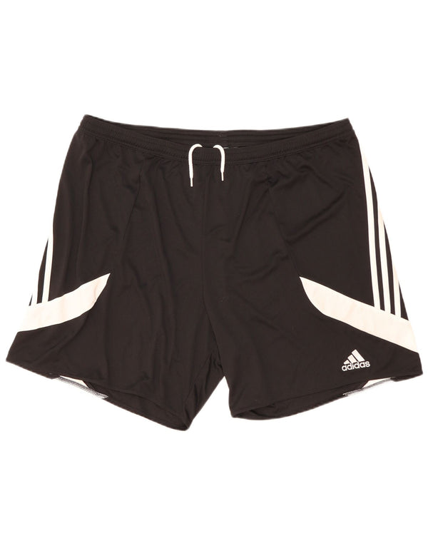 Ανδρικό αθλητικό σορτς Adidas Climalite 2XL Μαύρο Colourblock Πολυεστέρας