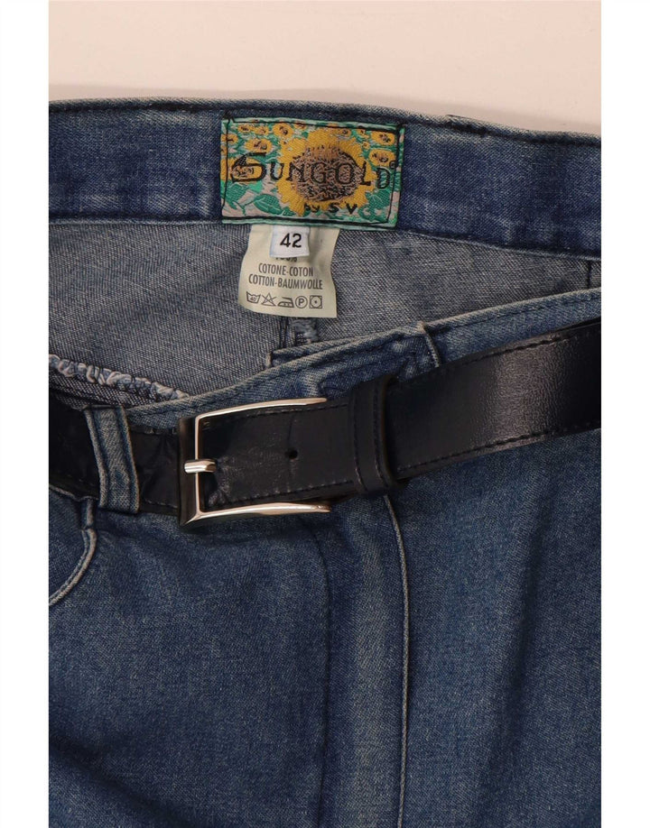 Vintage Γυναικεία Τζιν Φούστα Cargo IT 42 Medium W28 Μπλε Βαμβακερή